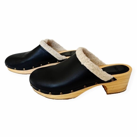 Ba&sh Chean Clog in Black leather, Size 37EU, New without box - Picture 1 of 11